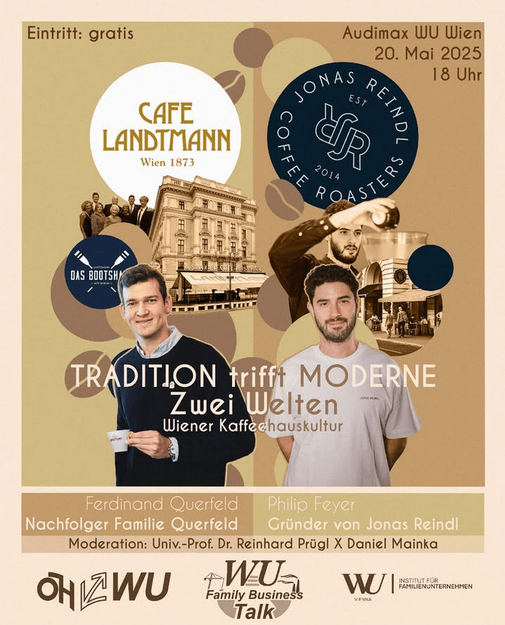Plakat für Family Business Talk am 20.05.2025